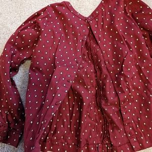 Jacadi girls elegant blouse